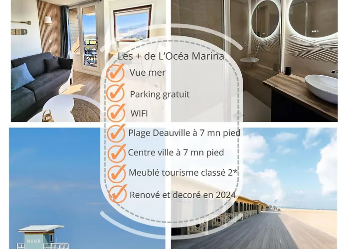Ocea Marina Vue Refait A Neuf Avec Parking Privatif